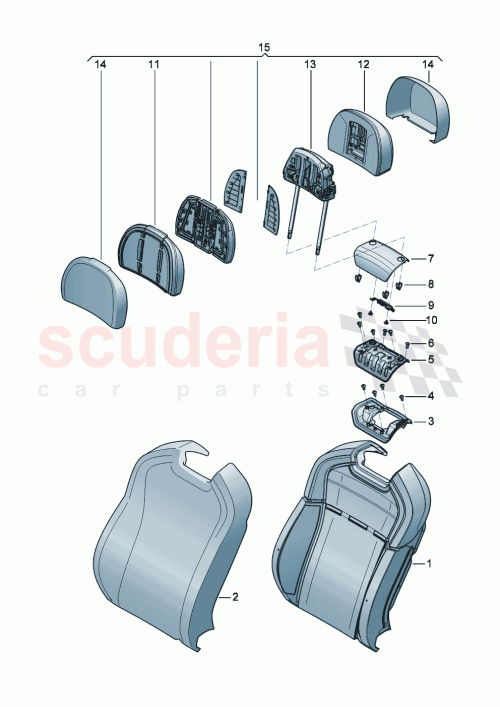 Part Diagram for Bentley 3SE 881 554 P