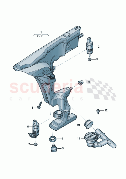 Part Diagram for Bentley 3SA955449P