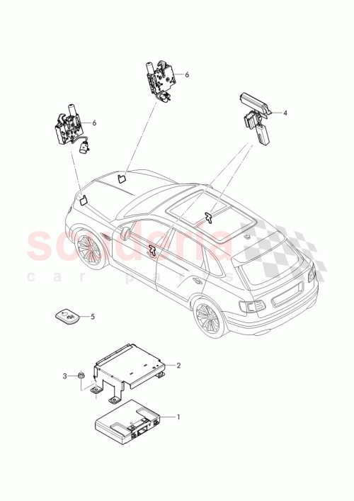 Part Diagram for Bentley 9Y0862077C