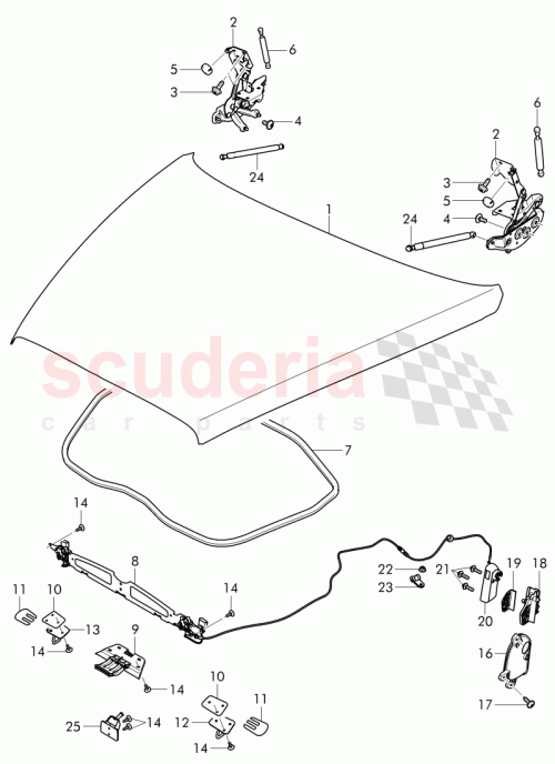 Part Diagram for Bentley 4W0 823 031 A