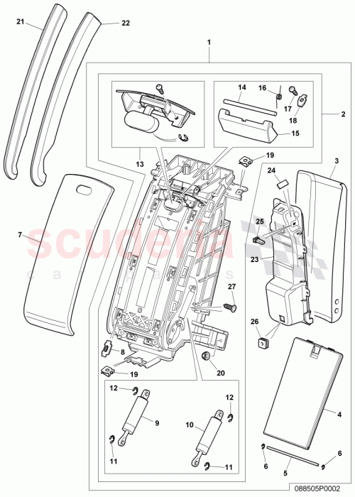 Part Diagram for Bentley N0124334