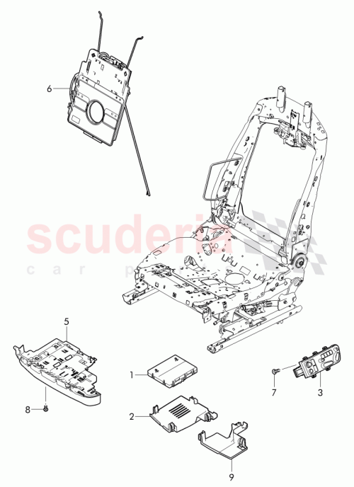 Part Diagram for Bentley 3W3 881 462 C