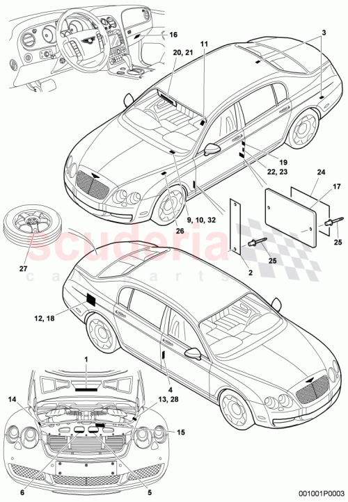 Part Diagram for Bentley 3W0 010 477 D