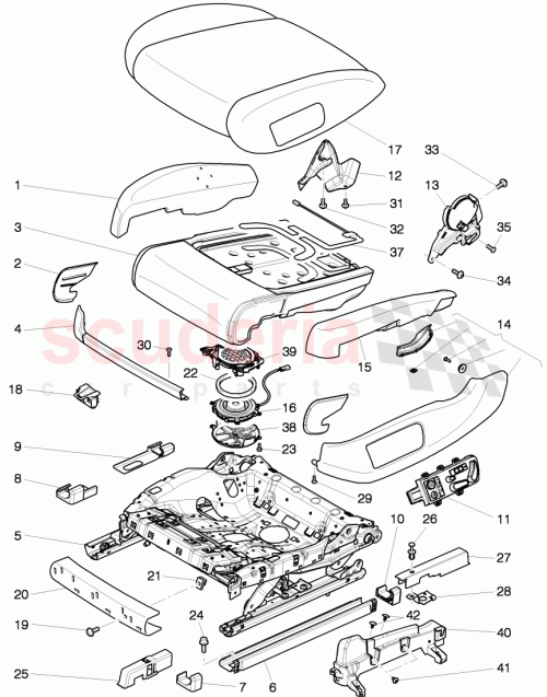 Part Diagram for Bentley 4G8882367A