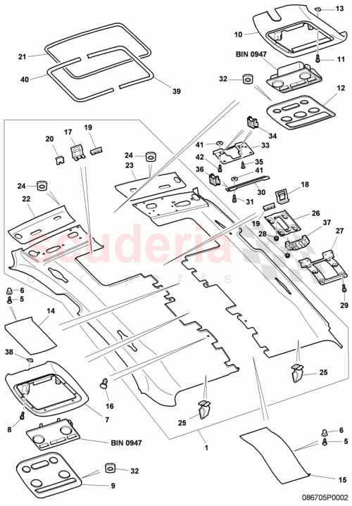 Part Diagram for Bentley N91001801