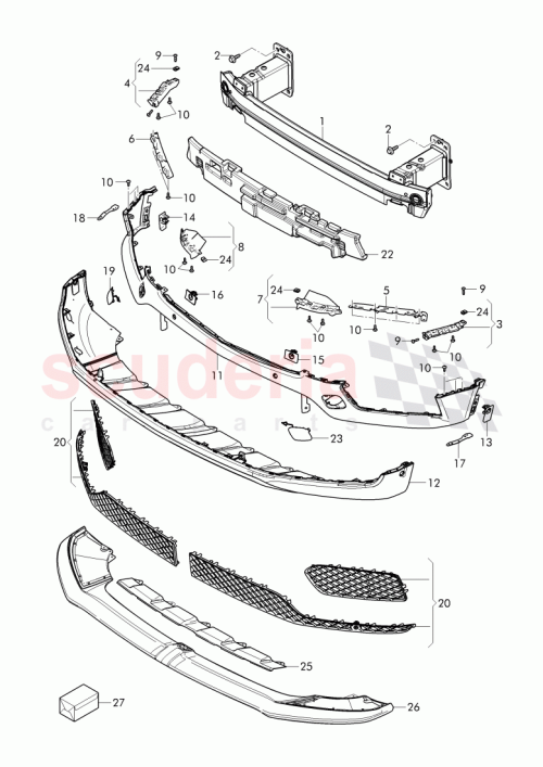 Part Diagram for Bentley N90834301