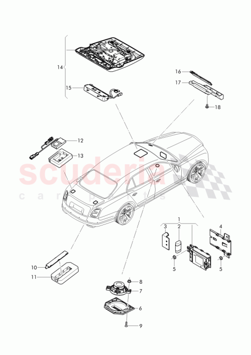 Part Diagram for Bentley 3Y0 035 317 A