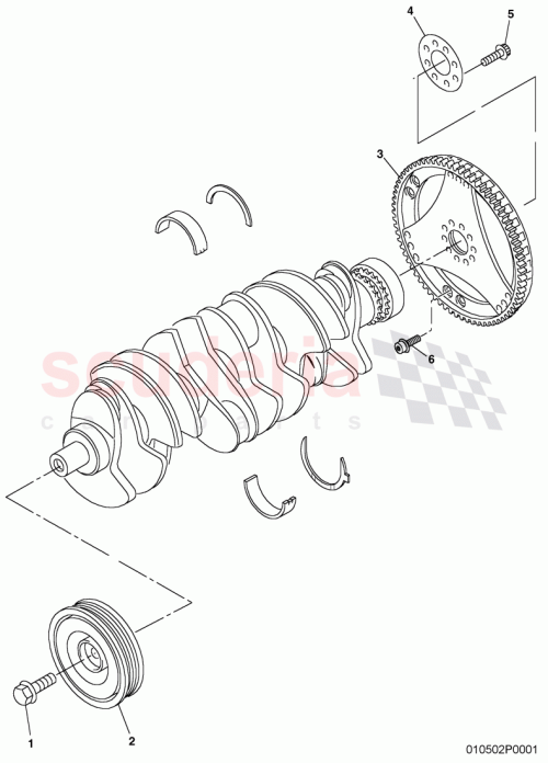 Part Diagram for Bentley 07C 105 243 AA