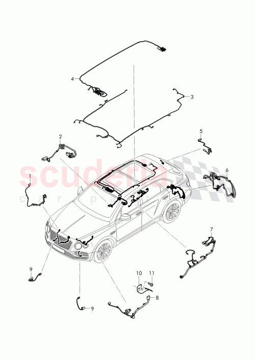 Part Diagram for Bentley 4M0 971 502 R