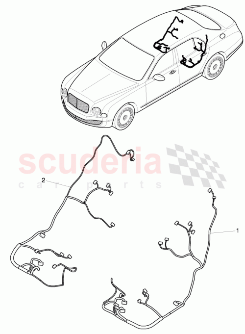 Part Diagram for Bentley 3Y2 971 645 E