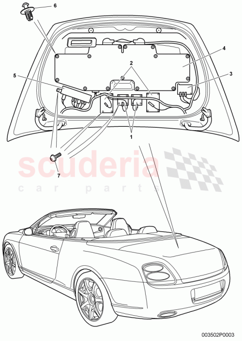 Part Diagram for Bentley 3W7 907 247 A