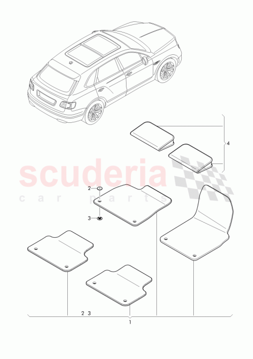 Part Diagram for Bentley 36B 863 011 E