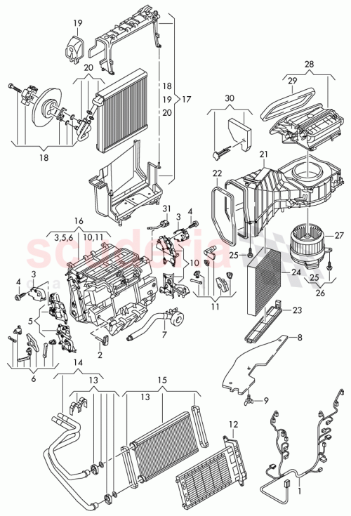 Part Diagram for Bentley 4H2 820 153 A
