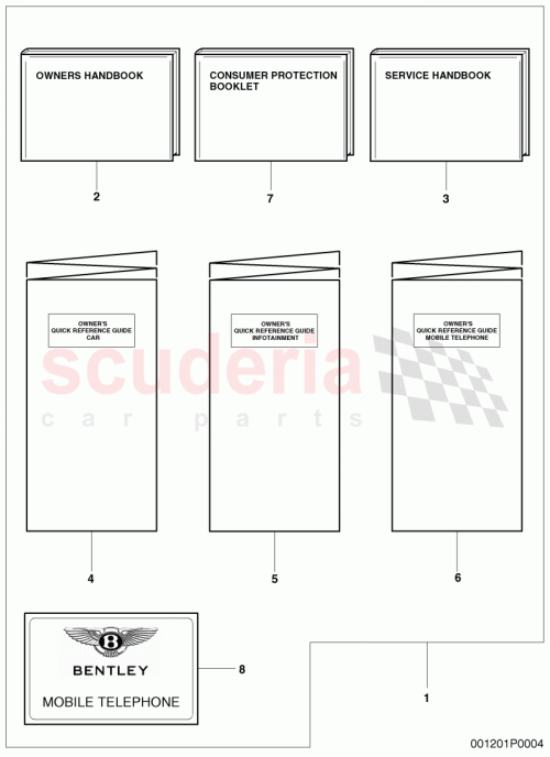 Part Diagram for Bentley 3W5 012 003 Q