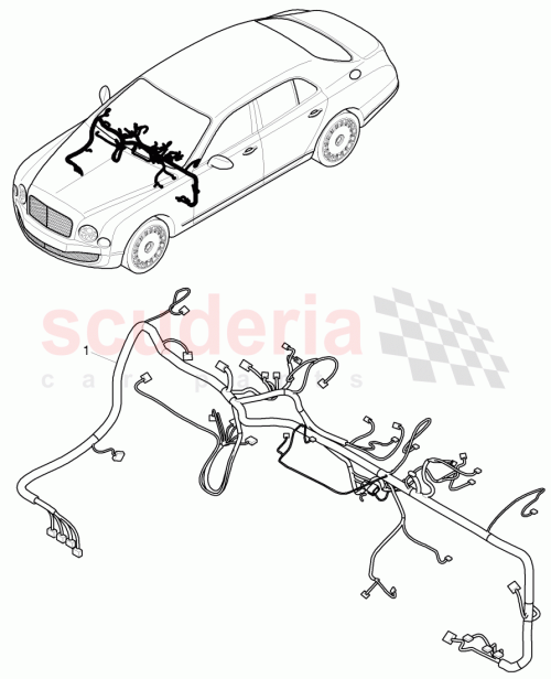 Part Diagram for Bentley 3Y2 971 051 H