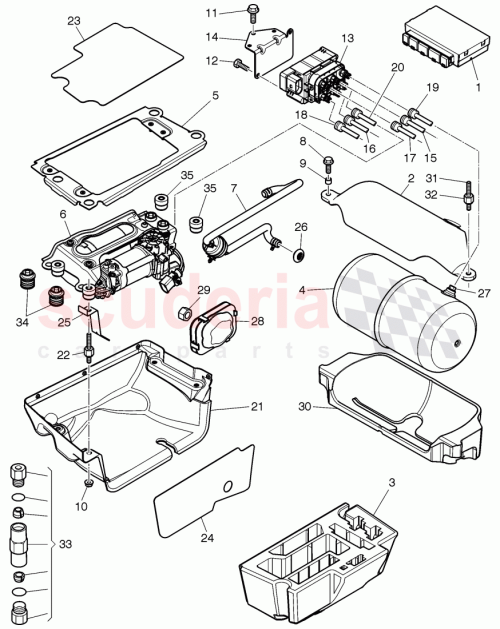 Part Diagram for Bentley 3Y0616241