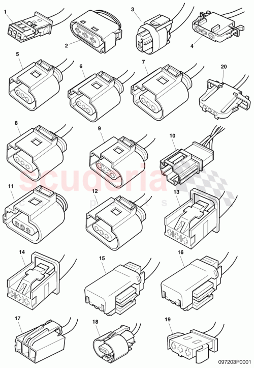 Part Diagram for Bentley 6X0972783