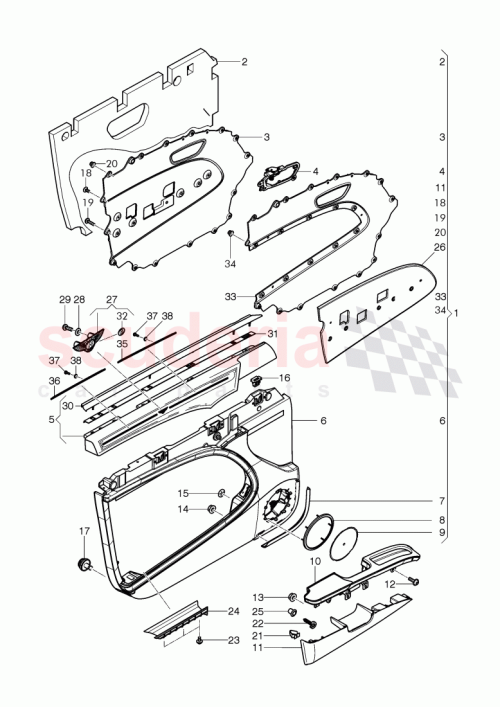 Part Diagram for Bentley 3Y5035410