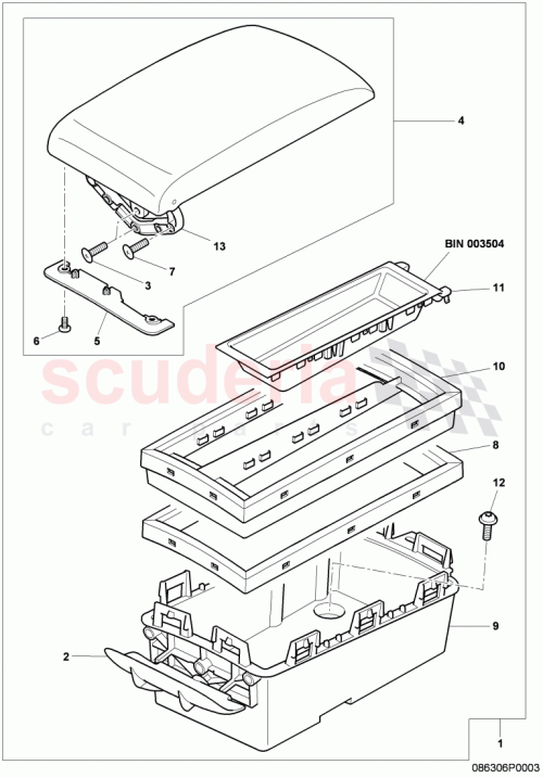 Part Diagram for Bentley 3W8864164