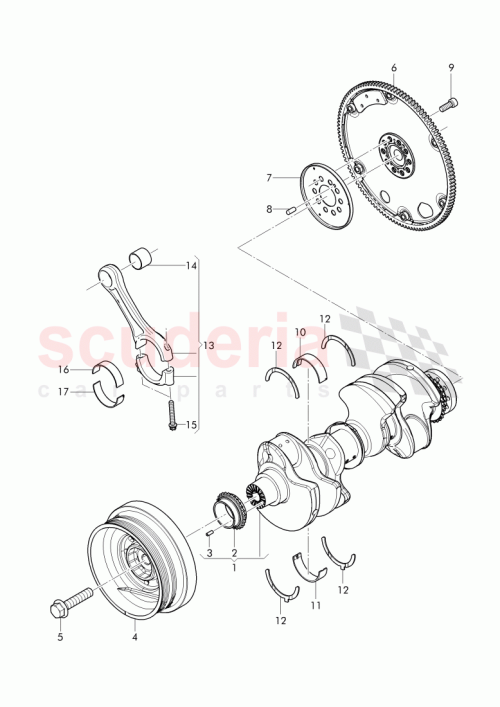 Part Diagram for Bentley 078 198 421