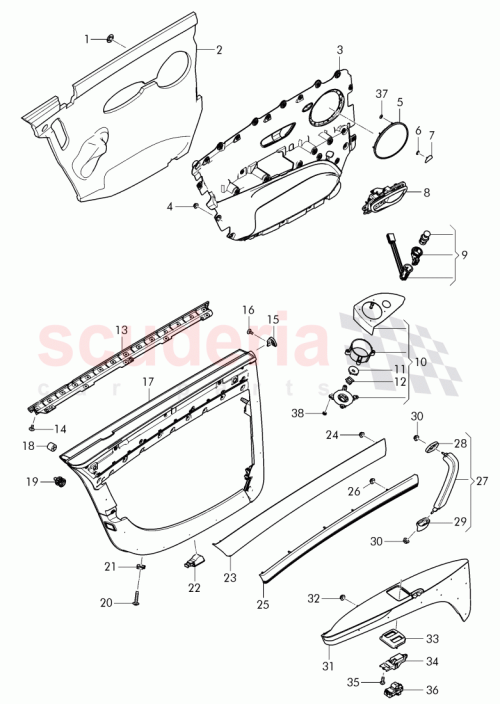Part Diagram for Bentley 4W0 868 601