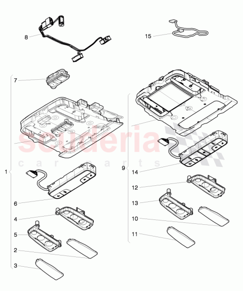 Part Diagram for Bentley 3Y1 947 135 AF