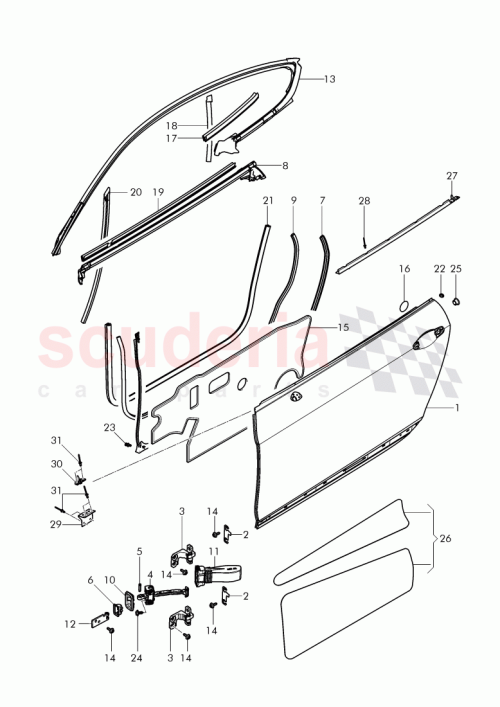 Part Diagram for Bentley 3W3 837 740