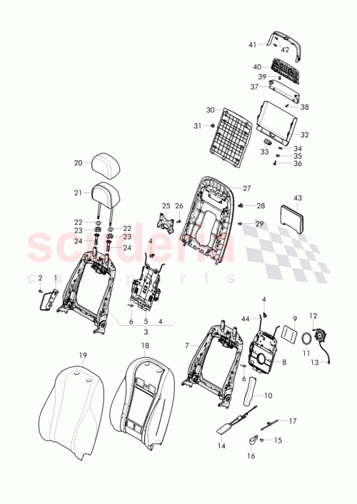 Part Diagram for Bentley 3Y5881045A