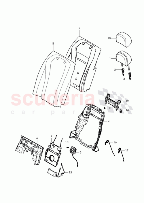 Part Diagram for Bentley 4W0 886 807 AF