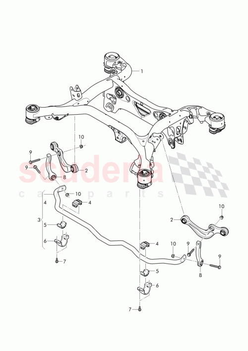 Part Diagram for Bentley 4M0 505 465 D