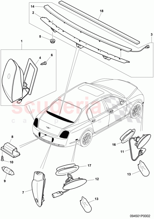 Part Diagram for Bentley N0177252