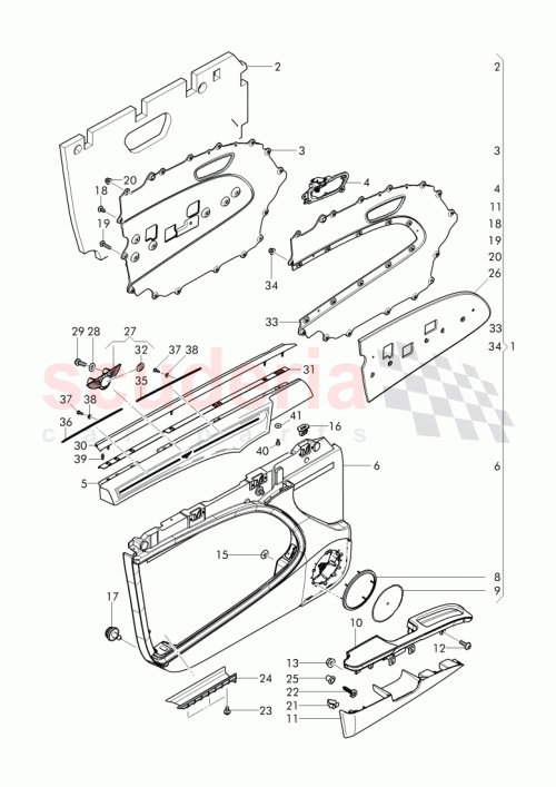 Part Diagram for Bentley 3Y5 868 351 B
