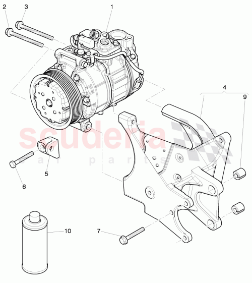Part Diagram for Bentley 3Y0 816 803