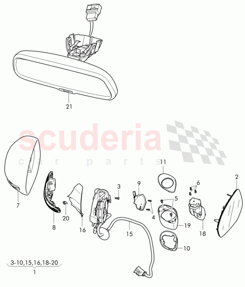 Part Diagram for Bentley 4W2 857 540