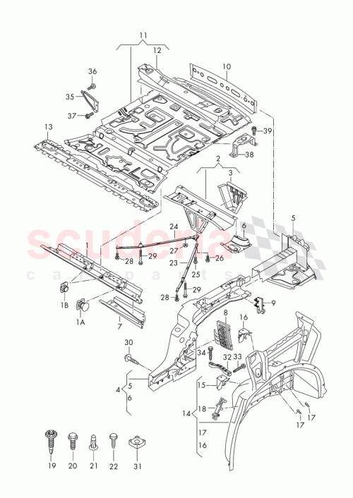 Part Diagram for Bentley N 106 296 02