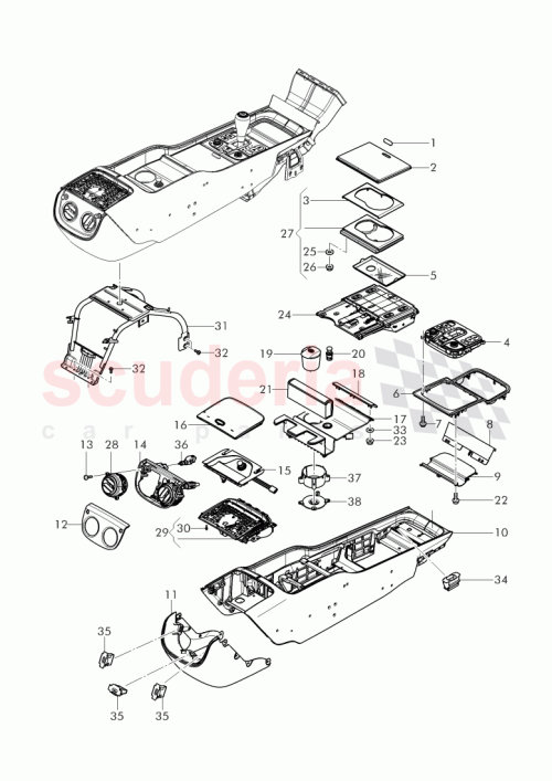 Part Diagram for Bentley 3Y0857534
