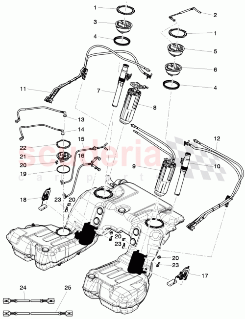Part Diagram for Bentley 3D0201398