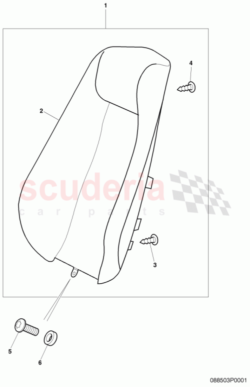 Part Diagram for Bentley 3W3 885 805 G