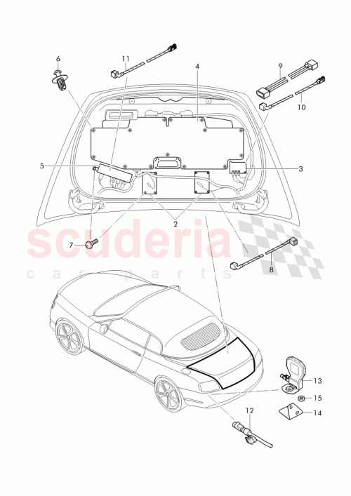 Part Diagram for Bentley 3W7 971 576