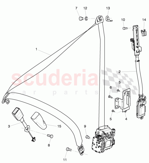 Part Diagram for Bentley N98911503