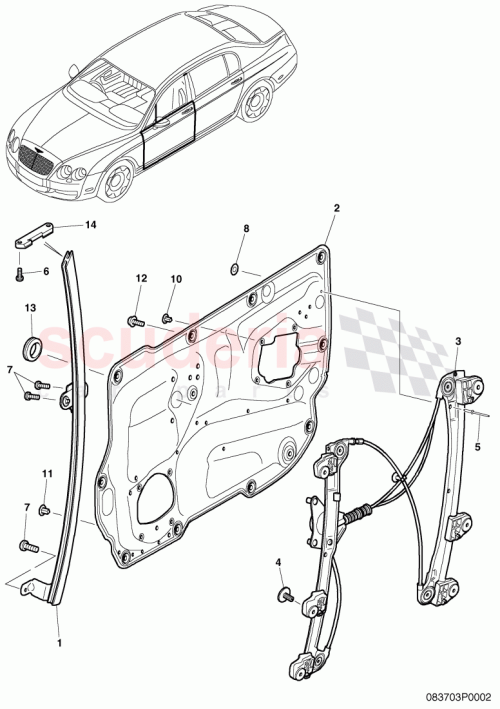Part Diagram for Bentley N91063701