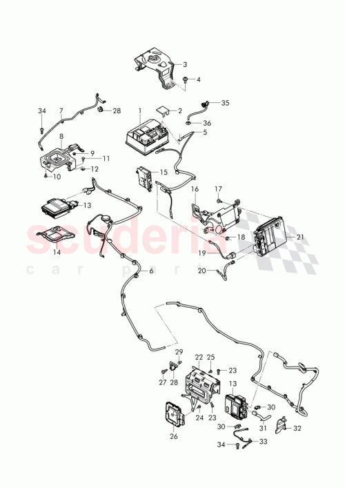 Part Diagram for Bentley 4M0 915 500 A