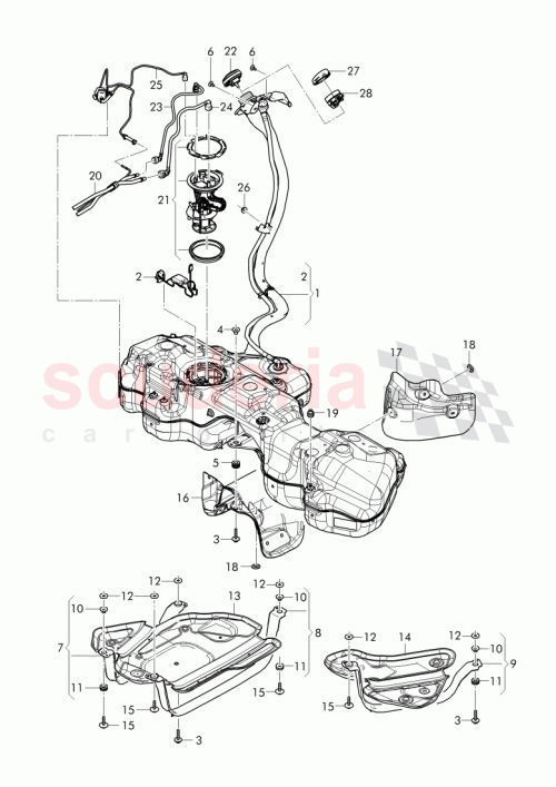 Part Diagram for Bentley 4H0 201 112 A