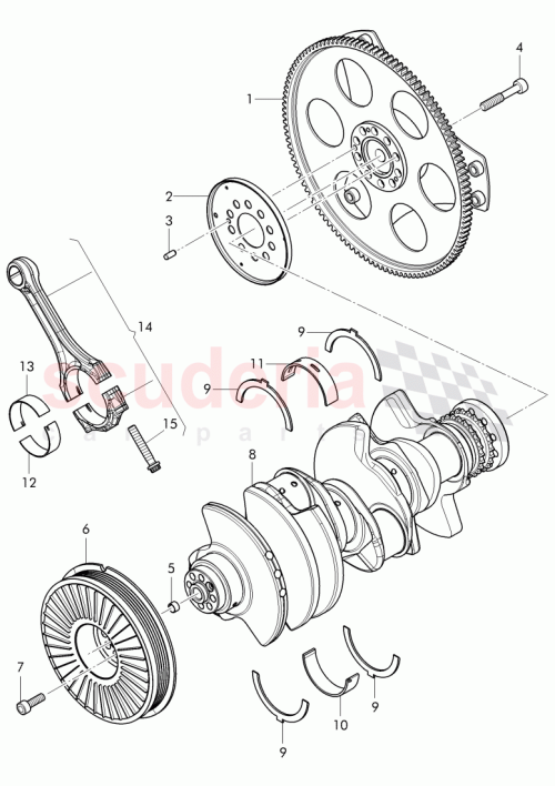 Part Diagram for Bentley WHT 008 743