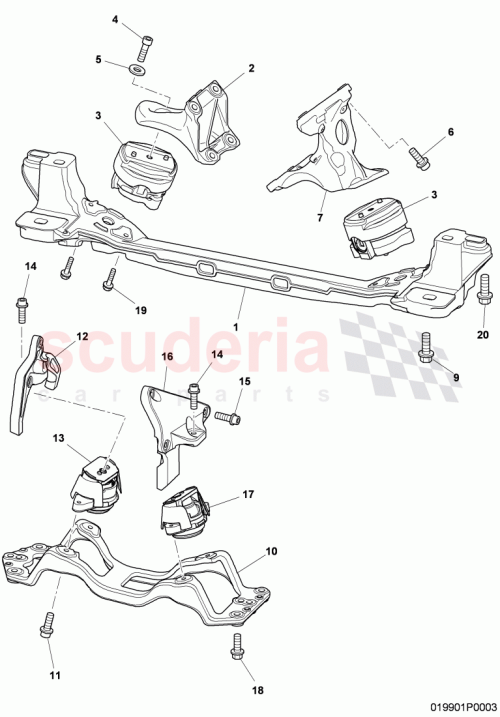 Part Diagram for Bentley N10241605