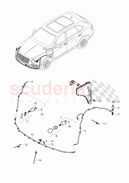 Part Diagram for Bentley 5M0 971 838