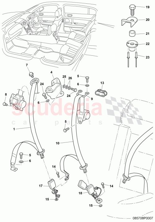 Part Diagram for Bentley 3W5857651C