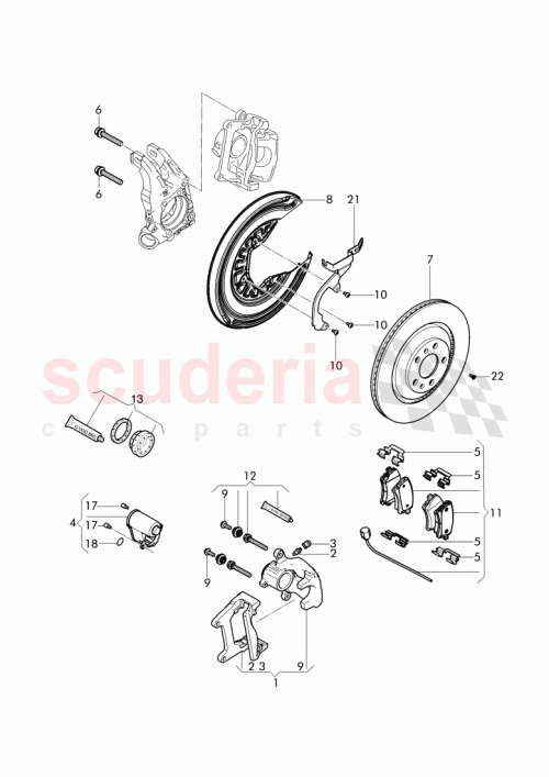 Part Diagram for Bentley 3W0 615 375 B