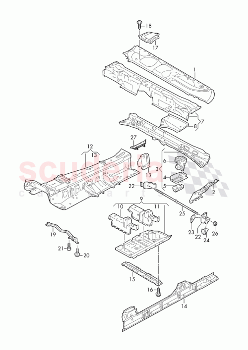 Part Diagram for Bentley N10402904
