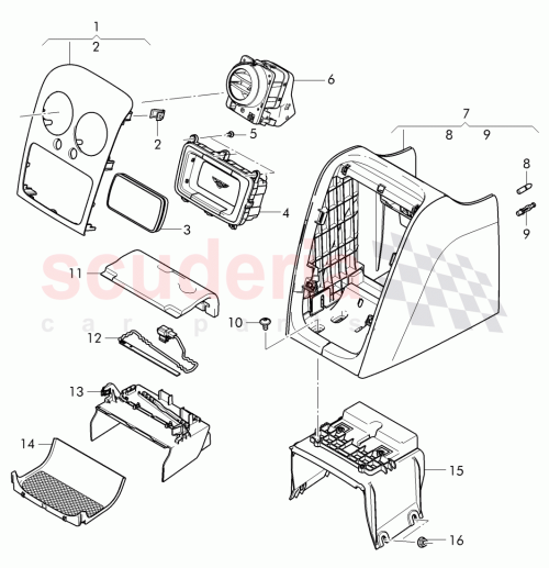 Part Diagram for Bentley 4W0 863 315 A
